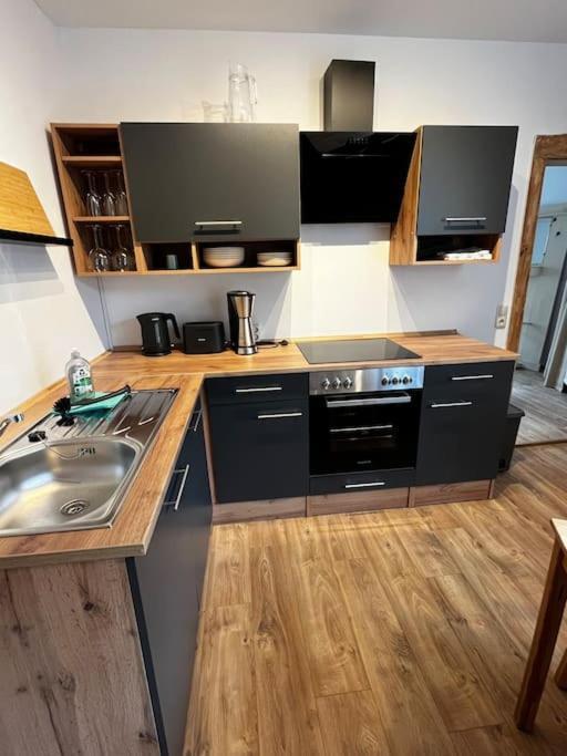 Ferienwohnung Zur Parthe Грима Екстериор снимка