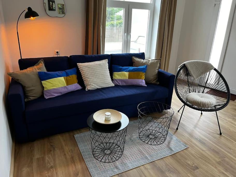 Ferienwohnung Zur Parthe Грима Екстериор снимка